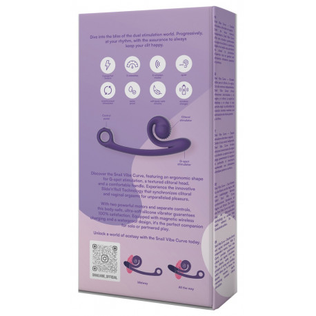 Snail Vibe Curve Opladelig G-punkts Vibrator