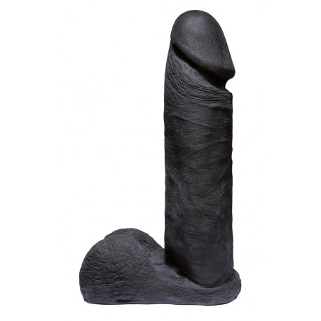 Vac-U-Lock CodeBlack Realistisk Dildo med Testikler