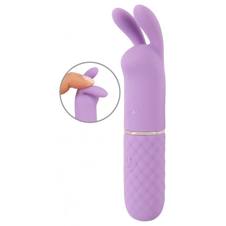 Cuties Mini Klitoris Vibrator med Bløde Kaninører