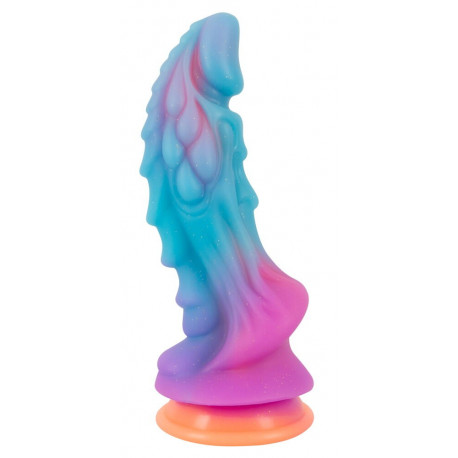 Beasty Cock Blue Dragon Silikone Sugekop Dildo 22 cm