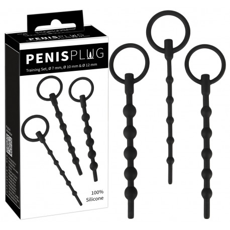 Penis Plug Silikone Dilator Training Sæt