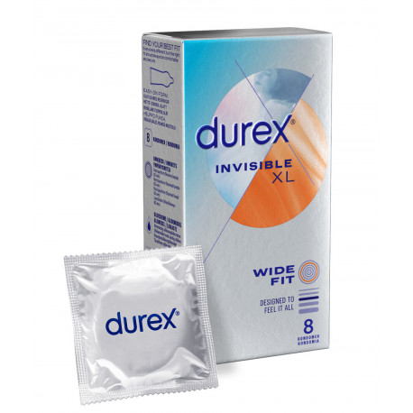 Durex Invisible Ekstra Tynde XL Kondomer